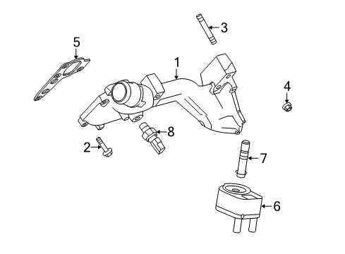 2014 Ford E-150 Senders Adapter Diagram for YC2Z-6881-BA