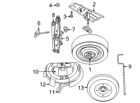 2005 Dodge Grand Caravan Wheels Stem-Wheel Valve Diagram for 4743278AA