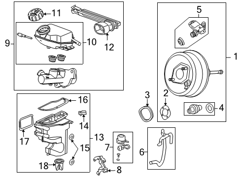 2007 Saturn Sky Dash Panel Components Drain Valve Diagram for 25746570