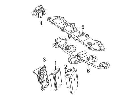 2003 Chevrolet Avalanche 2500 Ignition System Spark Plug Diagram for 12578277