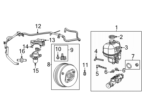 2021 Dodge Durango Dash Panel Components Hose-Brake Booster Vacuum Diagram for 68305881AC