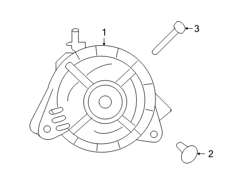 2007 Jeep Commander Alternator ALTERNATR-Engine Diagram for 56044380AJ