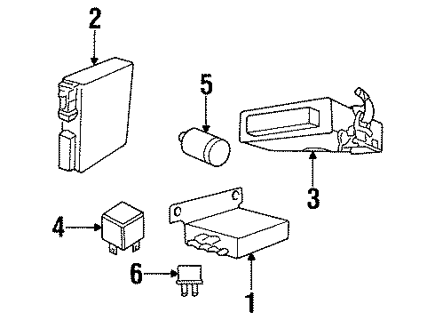 2001 Dodge Viper Fuel Supply Fuel Pump/Level Unit Module Kit Diagram for 5017074AA