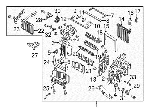 2014 Hyundai Santa Fe Air Conditioner Hose & Tube Assembly Diagram for 97759-2W850