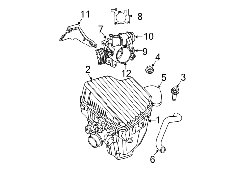 2004 Dodge Neon Air Intake SOLENOID-Linear IACV Diagram for 4861655AB