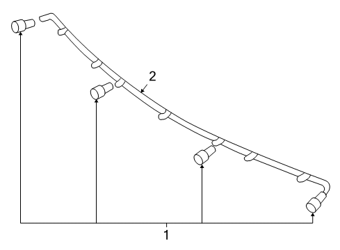 2008 Hyundai Entourage Electrical Components Sensor Assembly-Ultrasonic Bws Diagram for 95700-4J710