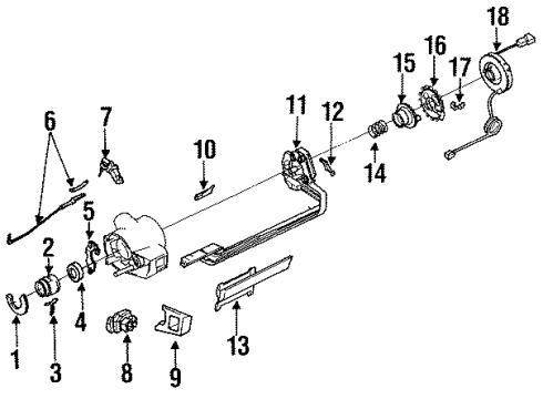 1991 Chevrolet Caprice Switches Switch Twilight Sentinel Diagram for 10468283