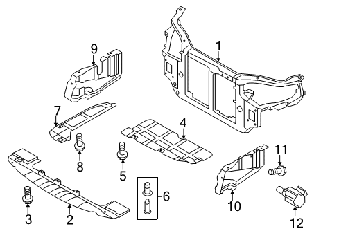 2011 Kia Forte Automatic Temperature Controls Sensor-INCAR & Humidity Diagram for 972701F100