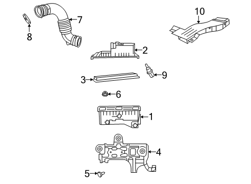 2007 Jeep Patriot Powertrain Control Engine Controller Module Diagram for 5033299AG