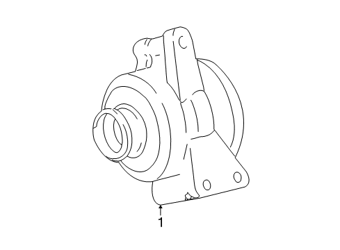 2002 Lincoln LS Alternator Alternator Diagram for 4U2Z-10V346-EHRM