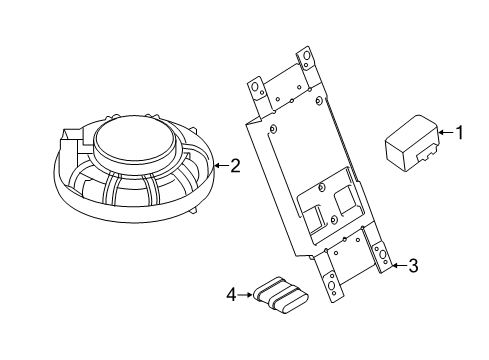 2016 BMW 435i Communication System Components Telematics Control Unit Diagram for 84106836777