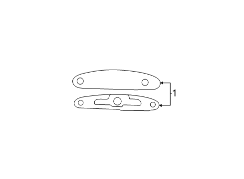 2006 Dodge Caravan High Mount Lamps Lamp-LIFTGATE CHMSL Diagram for 5113278AA