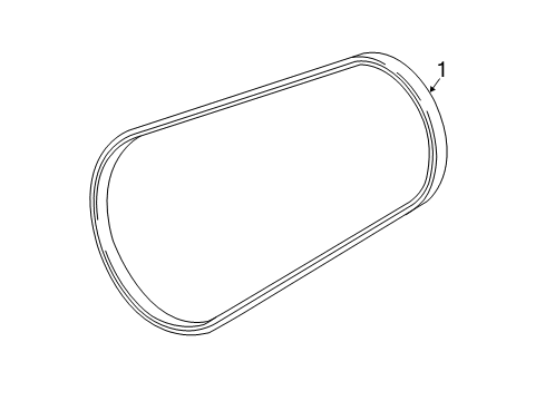 2017 Chevrolet Volt Belts & Pulleys Water Pump Belt Diagram for 12636132