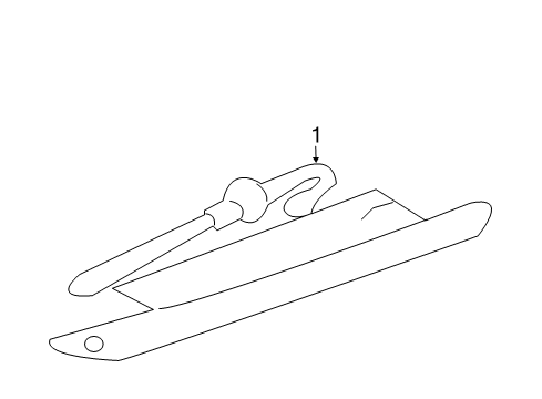 2005 Pontiac Grand Prix High Mount Lamps Lamp Asm-High Mount Stop Diagram for 10438693