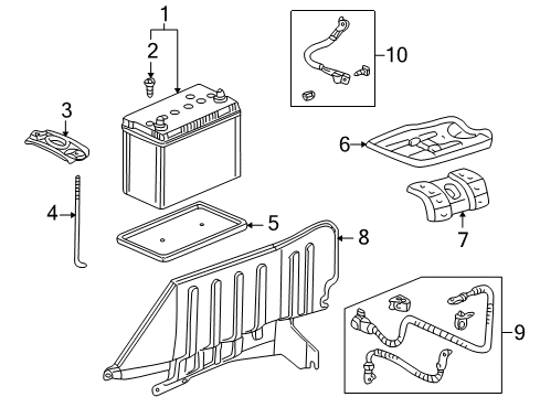 2007 Honda S2000 Battery Plug, Vent (Mf) (Panasonic) Diagram for 31542-SA5-665