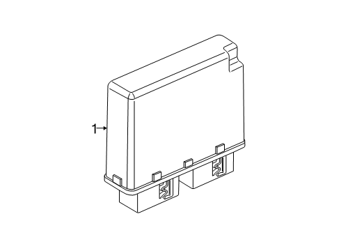 2020 Toyota GR Supra Electrical Components Control Module Diagram for 89340-WAA08