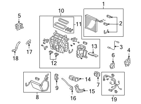 2009 Honda Accord Air Conditioner Hose, Discharge Diagram for 80315-TA0-A01