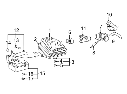 2003 Hyundai Sonata Powertrain Control Engine Control Module Unit Diagram for 39120-38590