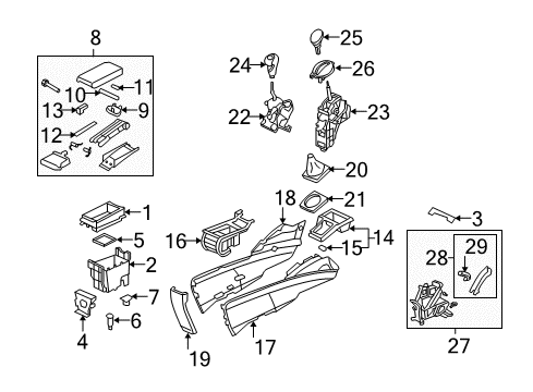 2010 Honda Civic Parking Brake Wire B, Driver Side Parking Brake Diagram for 47560-SNA-A54