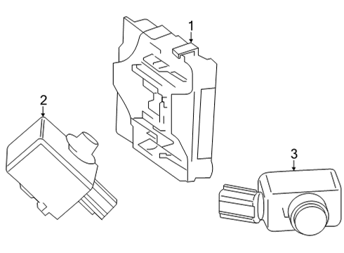 2022 Toyota Corolla Cross Electrical Components Computer Diagram for 89340-0A020