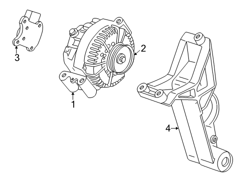 1997 Ford Explorer Alternator Alternator Diagram for 4U2Z-10V346-CZRM