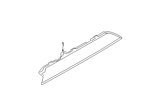 2017 Ford Transit-150 High Mount Lamps High Mount Lamp Diagram for BK3Z-13466-C