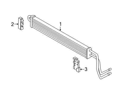 2012 BMW M6 Power Steering Oil Cooler Adapter, Right Diagram for 17117845826