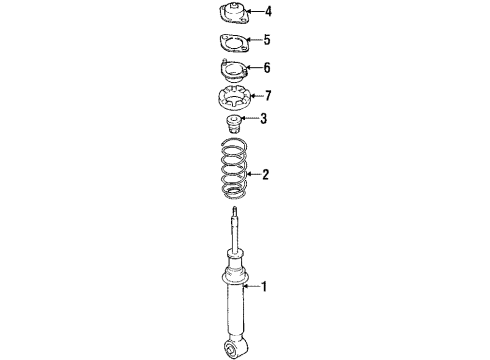 1992 Infiniti Q45 Shocks & Suspension Components - Front ABSORBER Kit Diagram for 56110-60U26