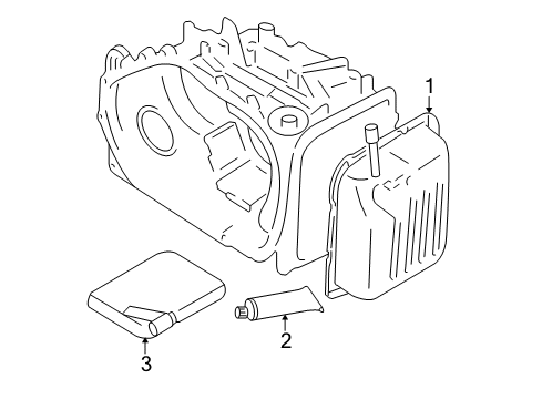 2010 Hyundai Sonata Automatic Transmission Cover-Valve Body Diagram for 45283-39390