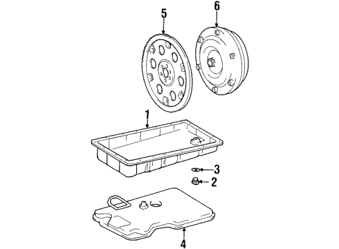 Diagram for 1998 Lexus SC400 Automatic Transmission 