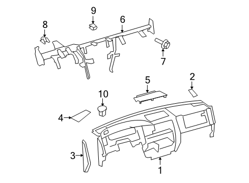 2021 Toyota Sequoia Headlamps Composite Assembly Diagram for 81150-0C150