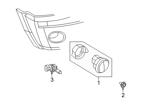 2017 Jeep Patriot Fog Lamps Front Fog Lamp Diagram for 68140324AA