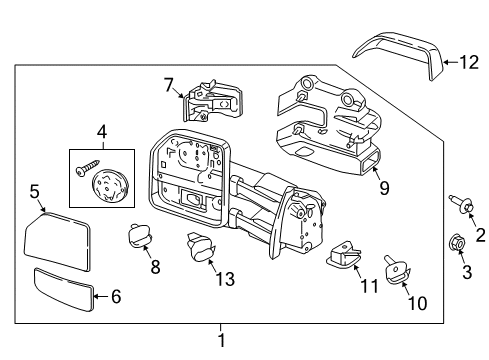 2017 Ford F-250 Super Duty Controls - Instruments & Gauges Body Control Module Diagram for HU5Z-15604-BF