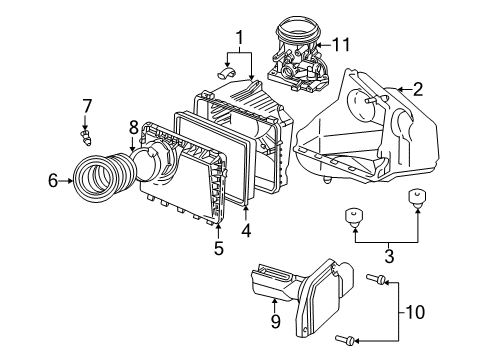 2002 Chevrolet Monte Carlo Throttle Body Gasket Diagram for 12597913