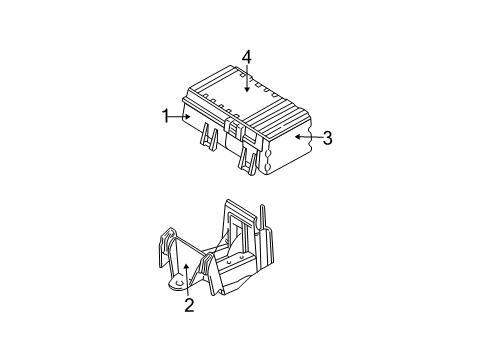 2005 Dodge Grand Caravan Electrical Components Electrical Block Diagram for 5102969AB