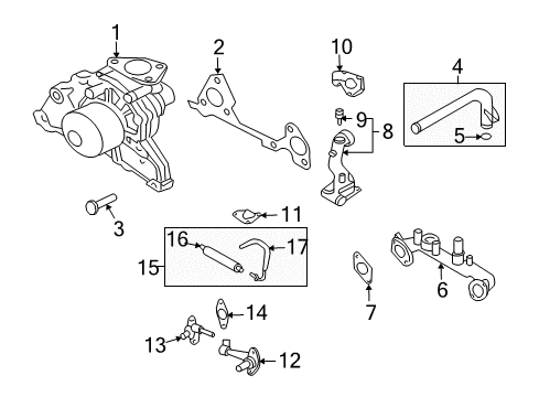 2004 Kia Sorento Powertrain Control Bolt-Washer Assembly Diagram for 11293-08286-K