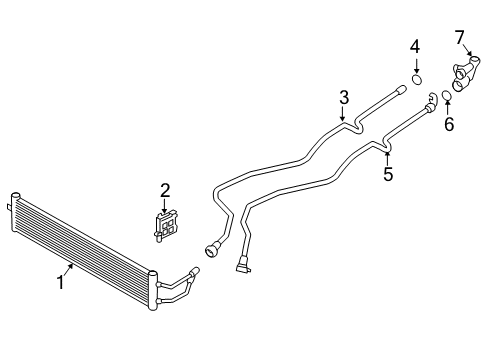 2020 BMW 840i xDrive Case & Related Parts Transmission Oil Pan With Filter Repair Kit Diagram for 24118612901