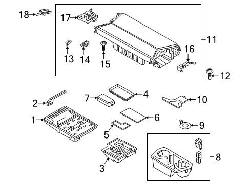 2022 BMW Z4 Front Console OVAL-HEAD MACHINE SCREW, SEL Diagram for 07149362248