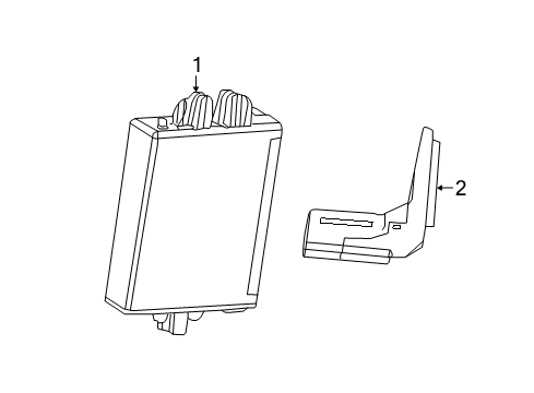 2018 Toyota C-HR Alarm System Ignition Immobilizer Module Diagram for 89782-0H020