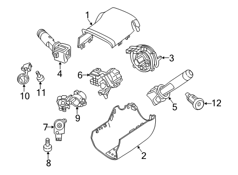 2021 GMC Canyon Switches Control Switch Assembly Diagram for 84358912