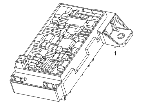 2022 Jeep Grand Wagoneer Fuse & Relay Part Diagram for 68418357AD