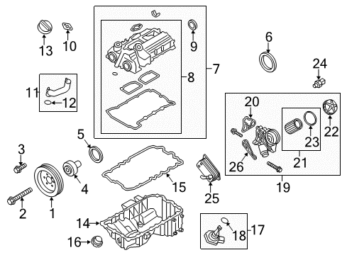 2015 BMW 320i xDrive Senders Screw Plug With Gasket Ring Diagram for 11417607857