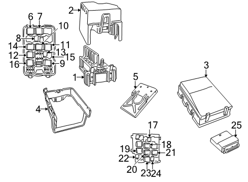 2001 Saab 9-5 Wiper & Washer Components Pump Asm, Rear Window Washer Diagram for 90585761