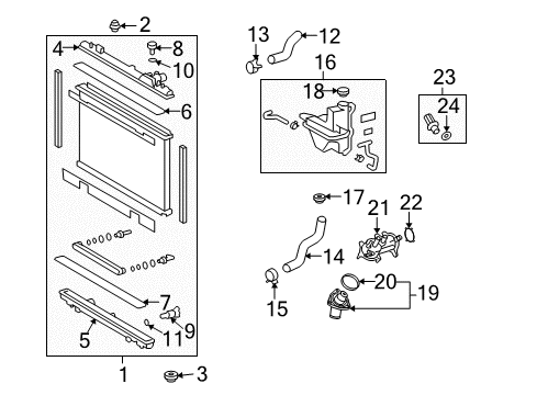 2008 Lexus GS460 Powertrain Control Sensor, Oxygen Diagram for 89465-30790