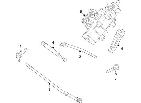 2021 Ford E-350 Super Duty Steering Column & Wheel, Steering Gear & Linkage Power Steering Suction Hose Diagram for LC2Z-3691-A