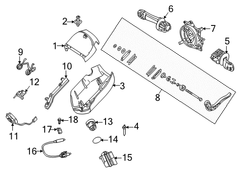 2009 BMW X3 Switches Headlight Switch Head Light Control Diagram for 61313420297
