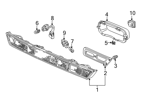 2001 Honda Accord Combination Lamps Bulb (12V32/2Cp) (Wedge Base) Diagram for 34906-S82-A01