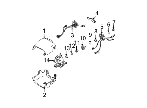 2002 Chevrolet Monte Carlo Switches Switch Asm-Hazard Warning Diagram for 10359032