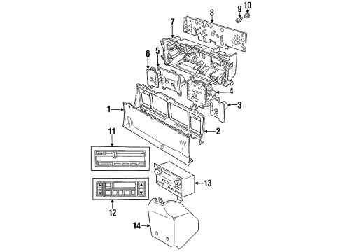 1990 Chrysler Imperial Bulbs Bulb Diagram for L0003057