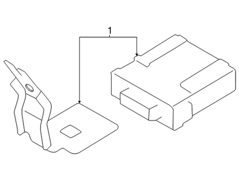 2022 Toyota GR86 Electrical Components Control Module Diagram for SU003-08729